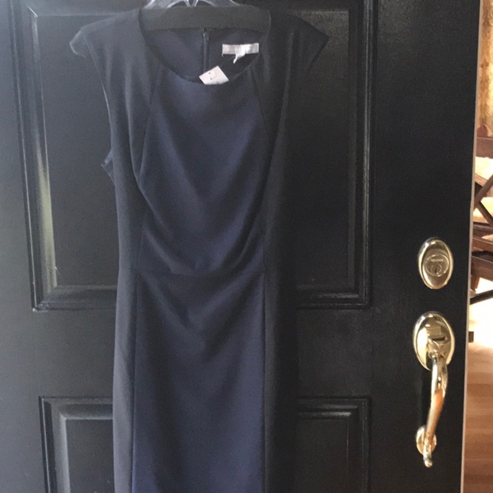 Banana Republic Navy & Black sheath dress